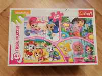 Puzzle 60 elementów Nickelodeon Dora, Psi Patrol