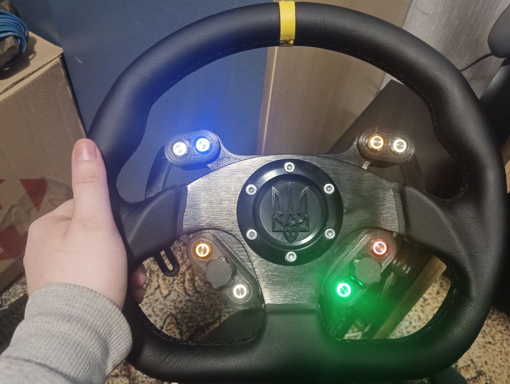 Дірект драйв база по проекту Ffbeast. Рулі для Rallu, GT3, LMS.