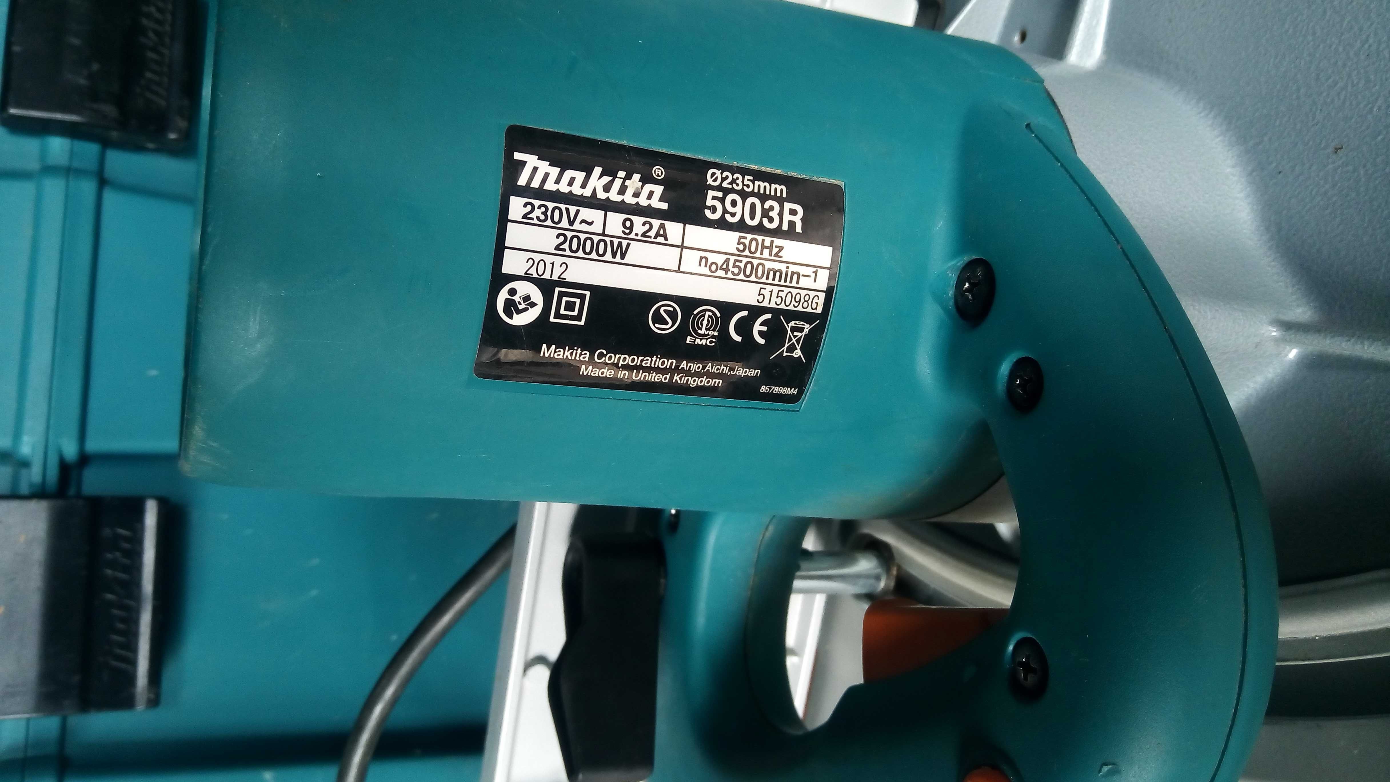 Makita 5903RK ручная дисковая электропила в кейсе