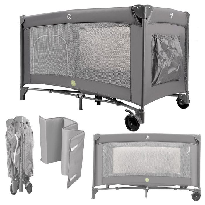 Łóżeczko dziecięce turystyczne składane z materacem max. 15kg