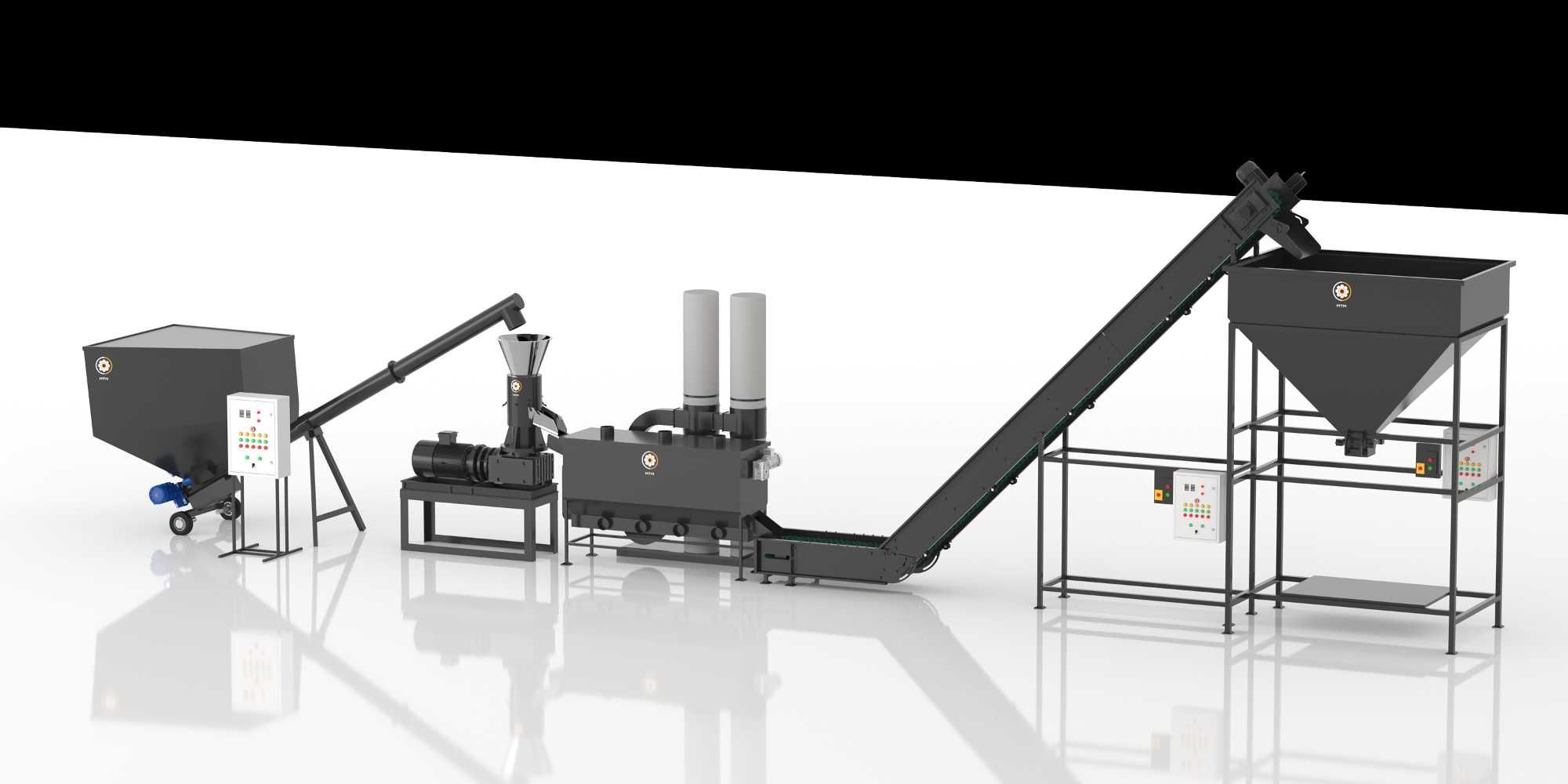 Linia do produkcji peletu do  400kg/h
