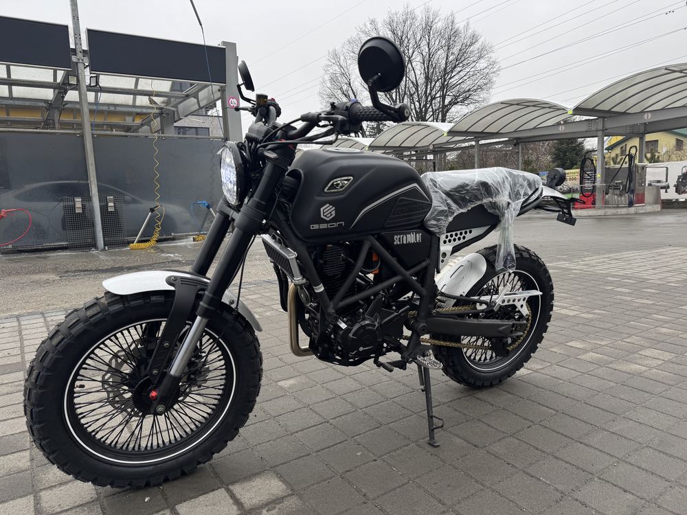 NEW Geon Scrambler 250 4V Matt Black 2025 Кредит/Доставка