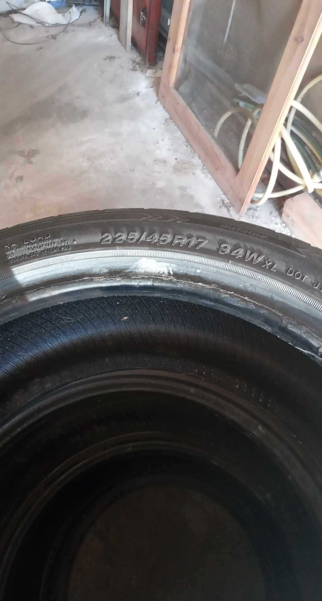 Opony Letnie - 225/45 R17 - Dobry Stan