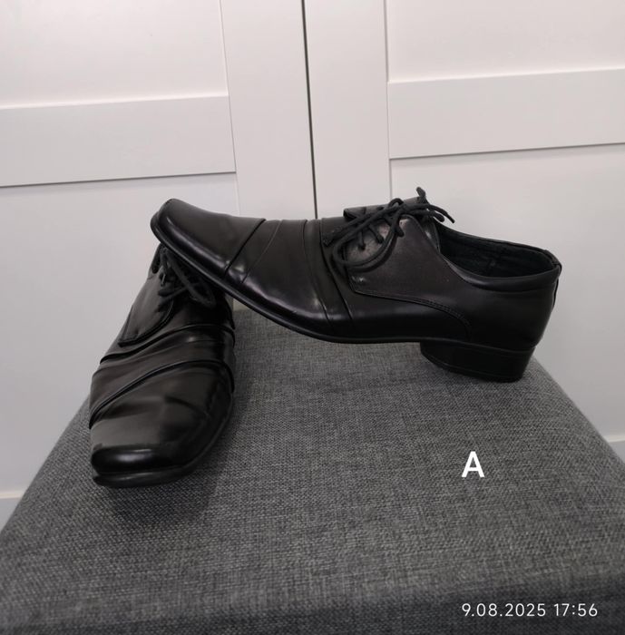 Buty 42 półbuty eleganckie wizytowe biurowe wesele impreza