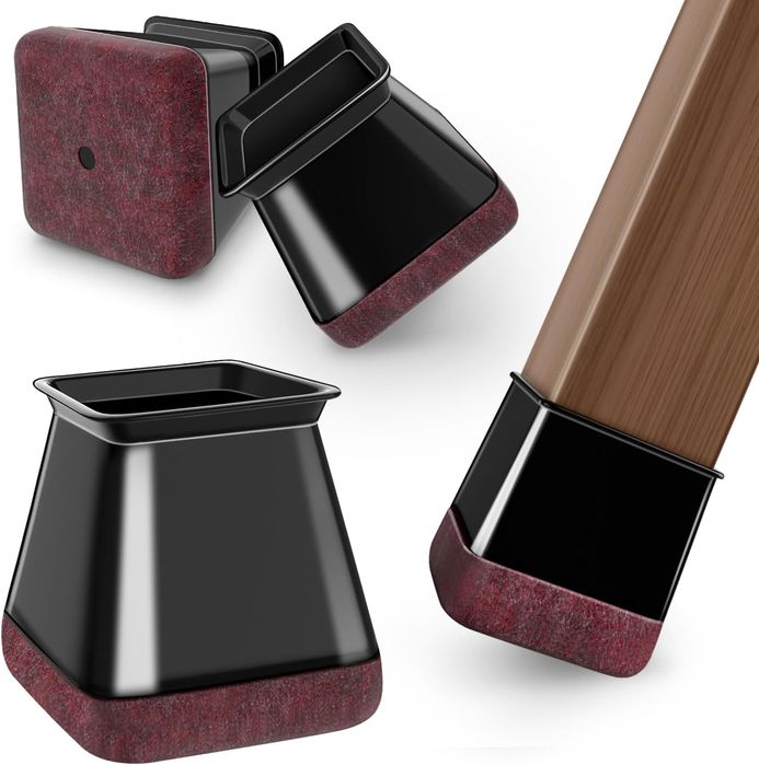 24x Silikonowe Ochraniacze na Nogi Mebli Krzesła Antypoślizg 26-36mm