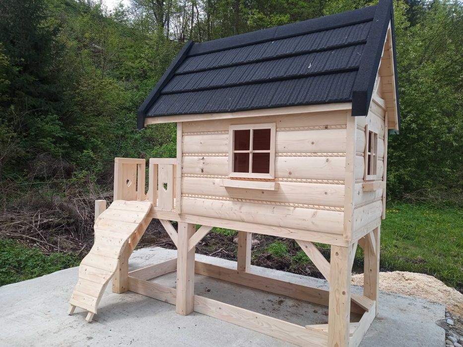 Domek Góralski dla dzieci Dom Drewniany Regionalny Stylowy Solidny