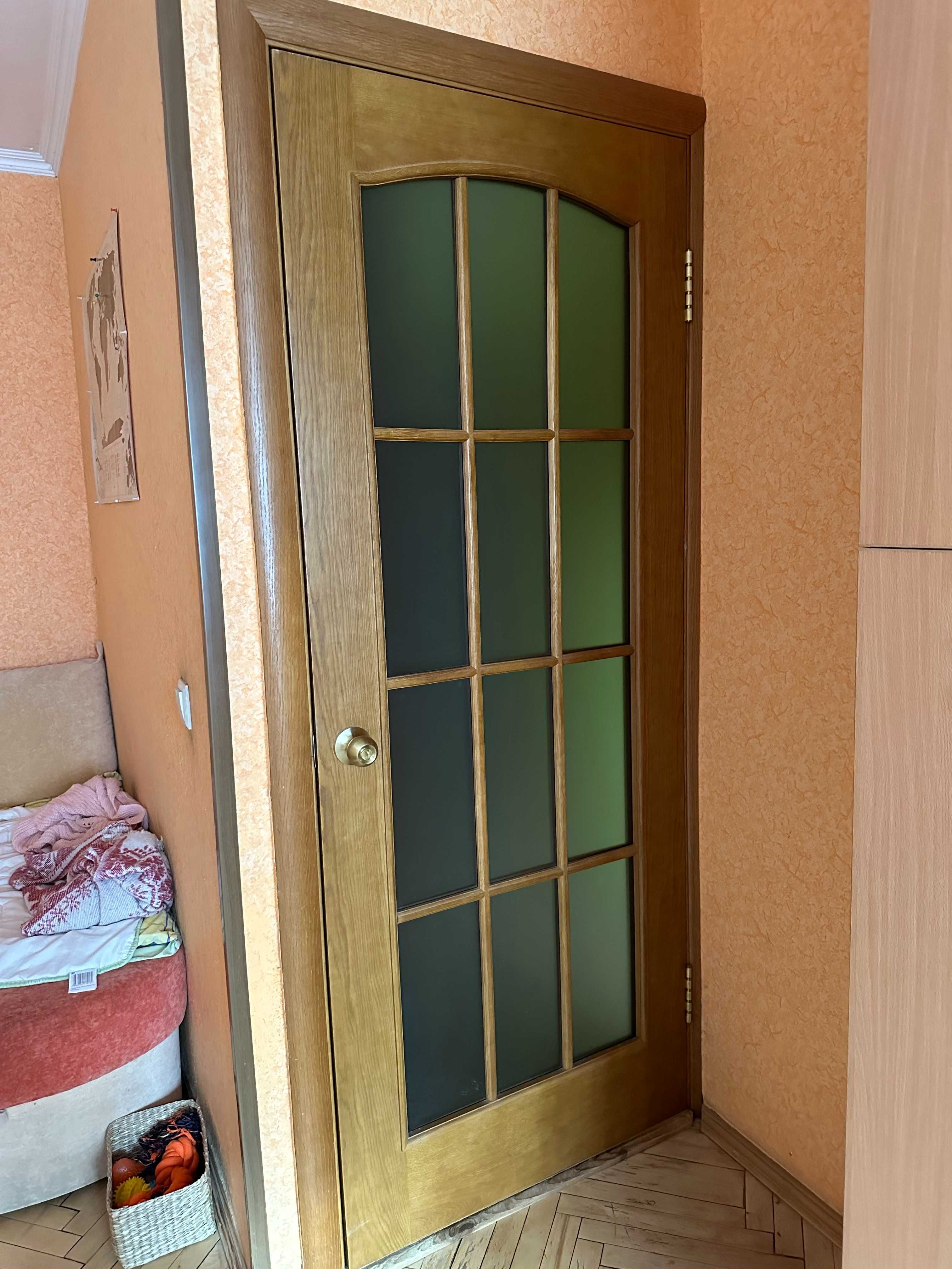 Міжкімнатні двері (коричневий колір)