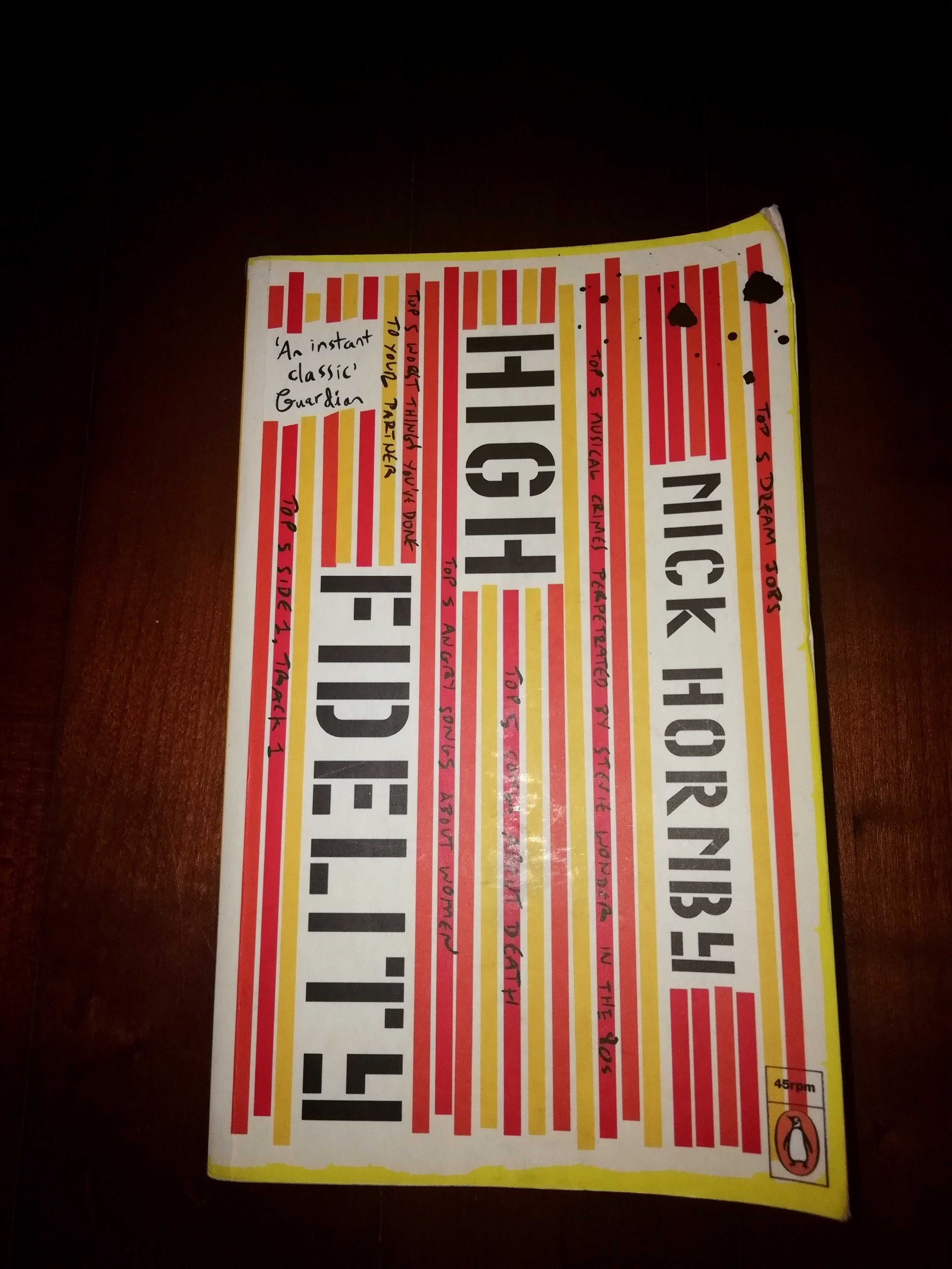 Nick Hornby - High Fidelity (bom estado)