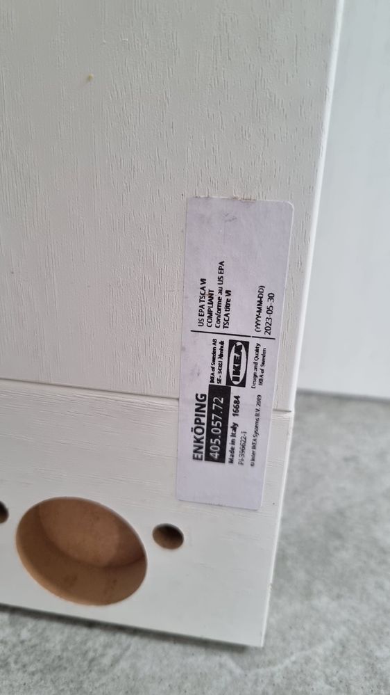 Dwa fronty kuchenne IKEA ENKOPING biale 60x40