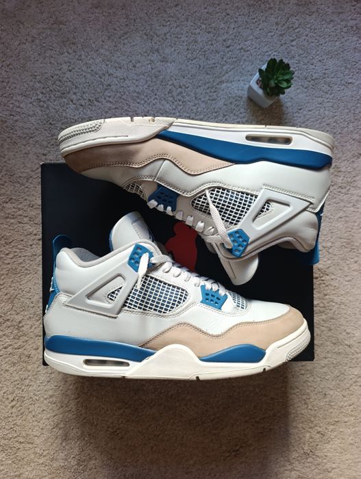 Air Jordan 4 Military Blue - tamanho 47.5