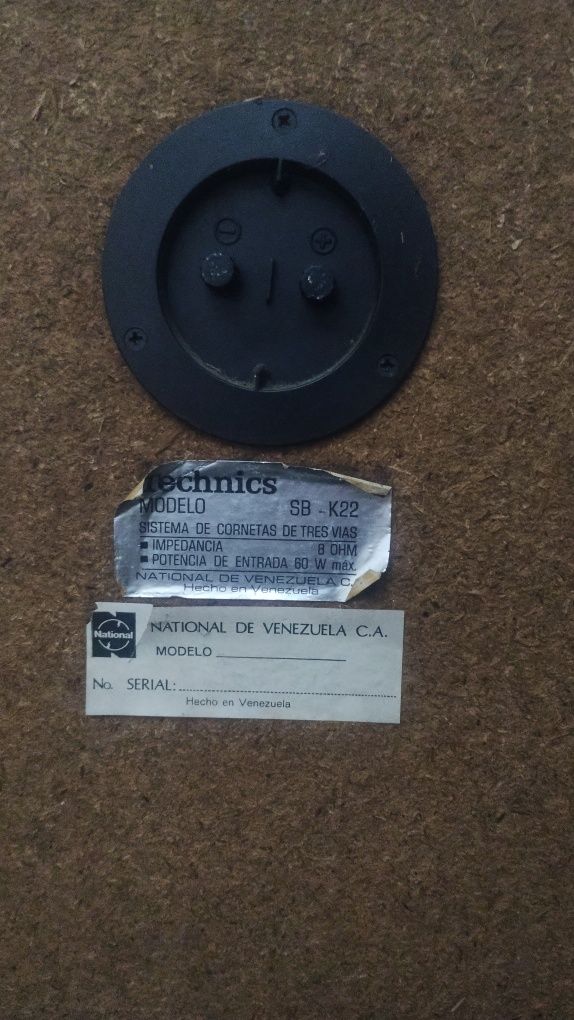Par de Colunas de som TECNICS