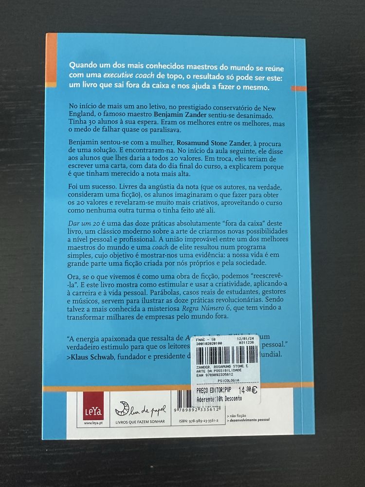 Livro A arte da possibilidade