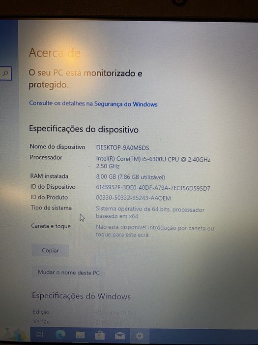 Lenovo Thinkpad x260 I5 8gb RAM 256gb SSD