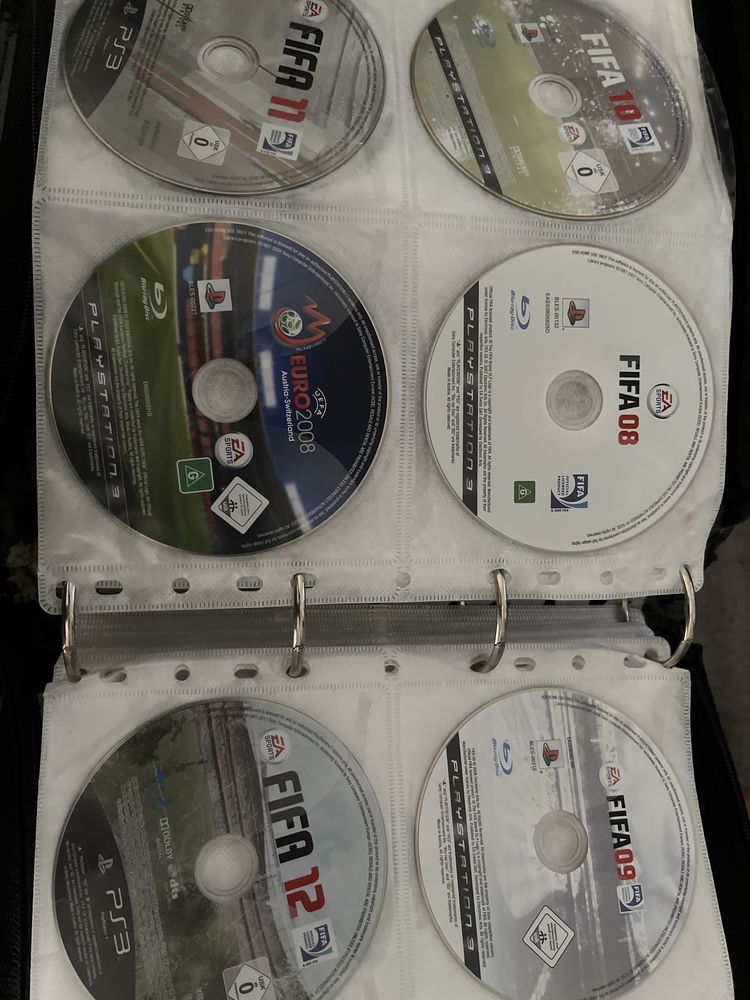 Coleção Fifa para a ps3 (2008/euro2008/2009/2010/2011/2012)