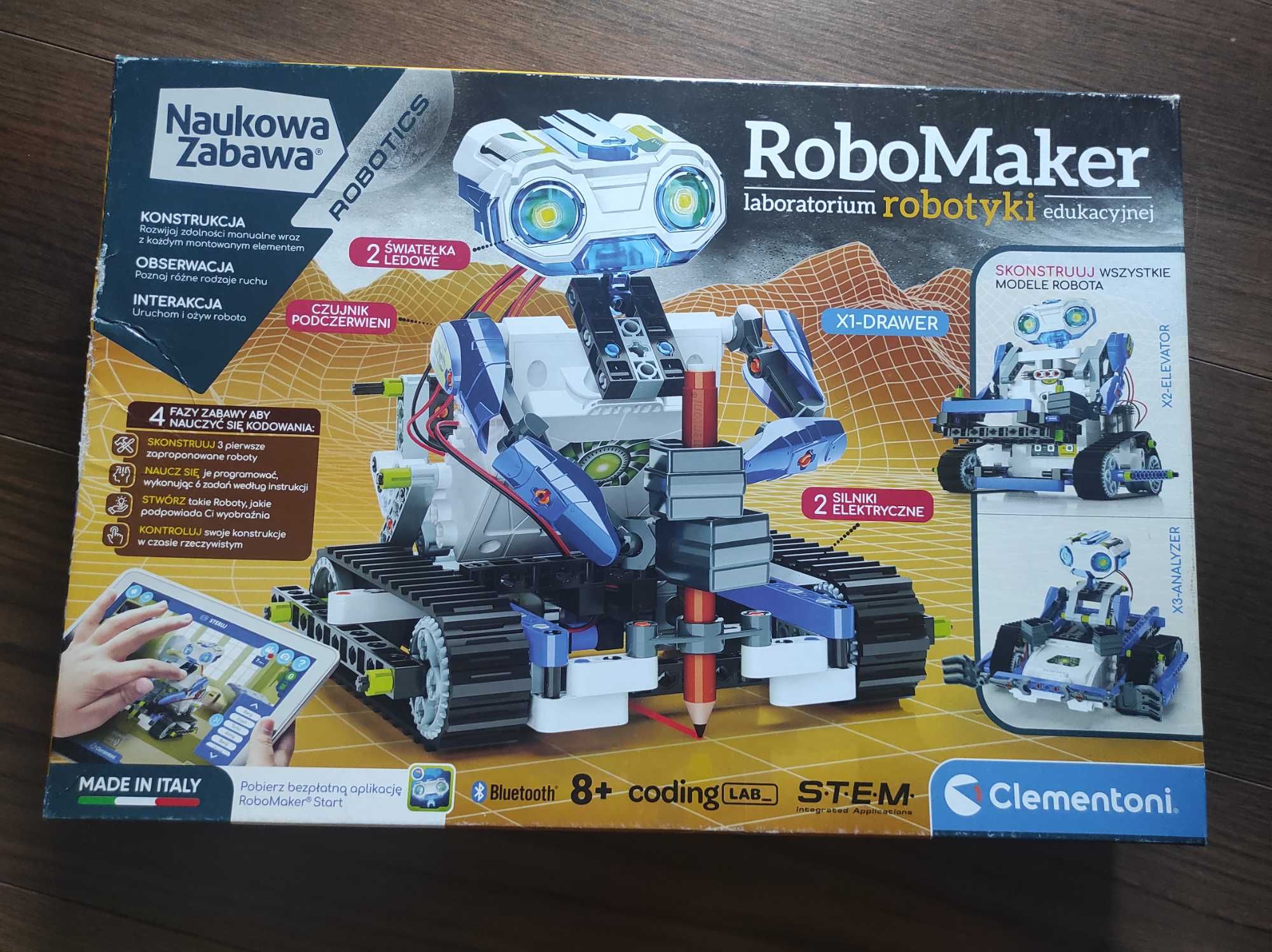 Clementoni Robomaker Laboratorium Robotyki Edukacyjnej Robot