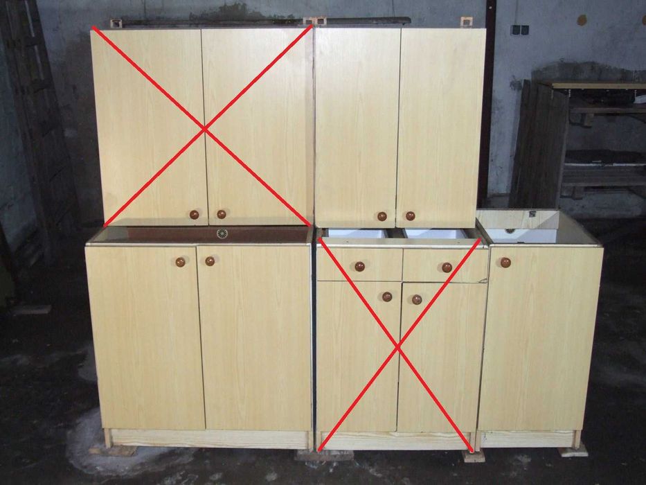 Szafki stojące i wisząca do garażu, warsztatu, piwnicy