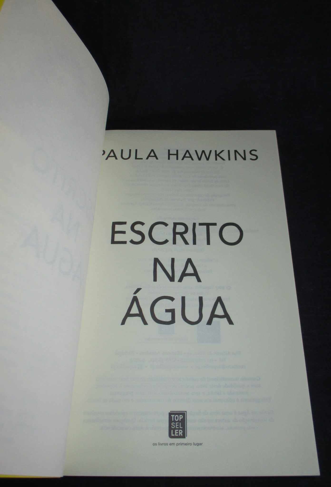 Livro Escrito na água Paula Hawkins