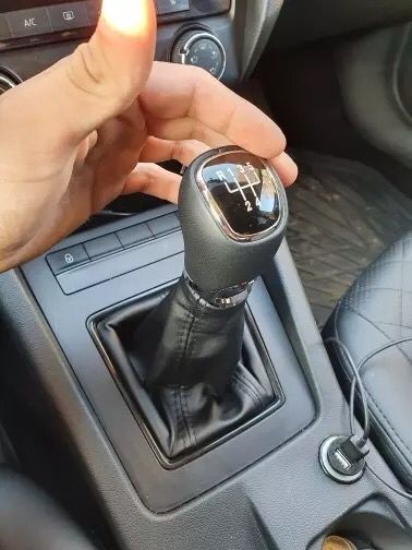 Рычаг кпп акпп Шкода А7 А5 кожа Skoda DSG Octavia Rapid Fabia ДСГ