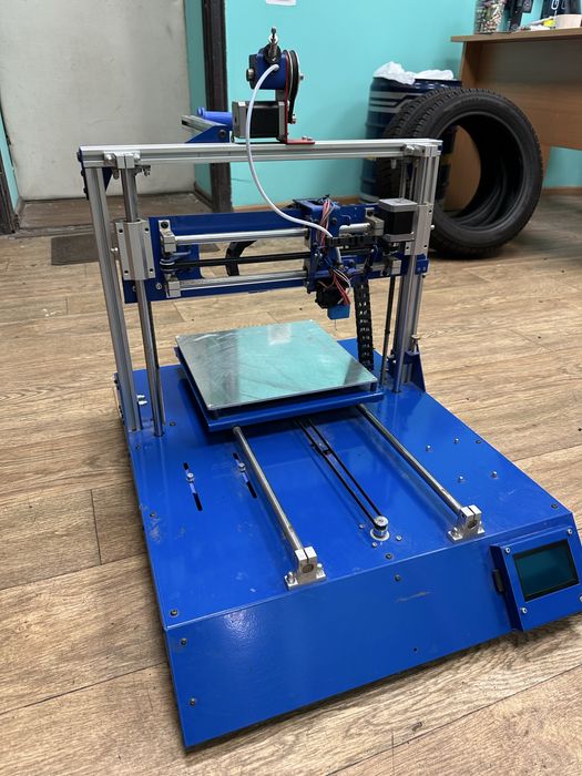 3D-принтер DIY металевий корпус, великий стіл, робочий стан