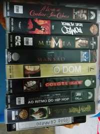 Vários filmes em DVD e VHS