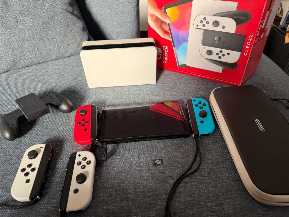 Konsola Nintendo Switch OLED – komplet – Wrocław