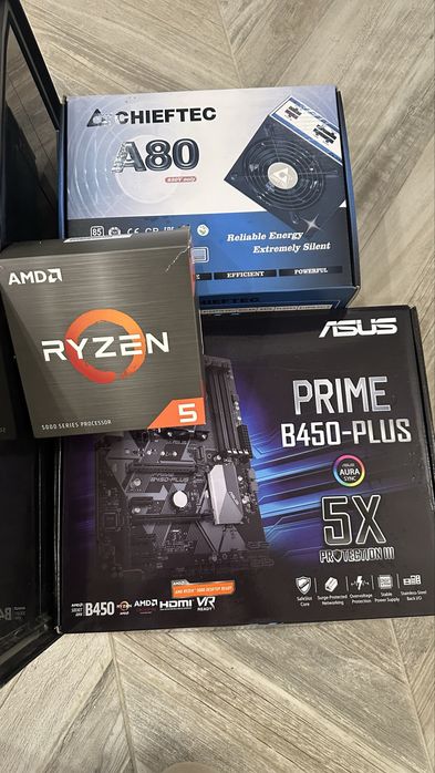ИДЕАЛЬНЫЙ комплект Ryzen 5 5600X / 32GB ОЗУ / Asus PRIME B450-PLUS
