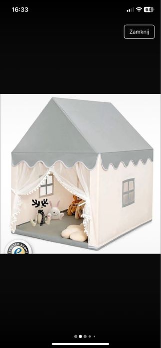 Nowy materiałowy Domek dla dzieci