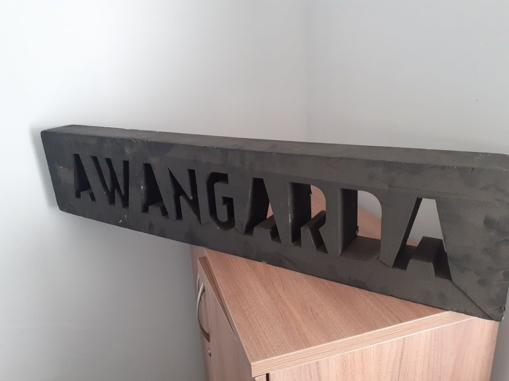 AWANGARDA duża ozdoba ścienna napis
