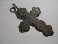 Старовинний бронзовий хрест.Знайдений на горищі.