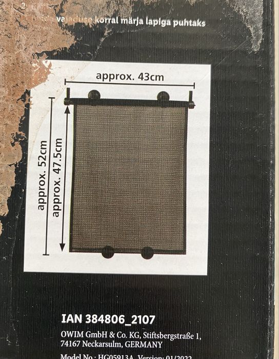 Rolety przeciwsłoneczne do samochodu Ultimate Speed