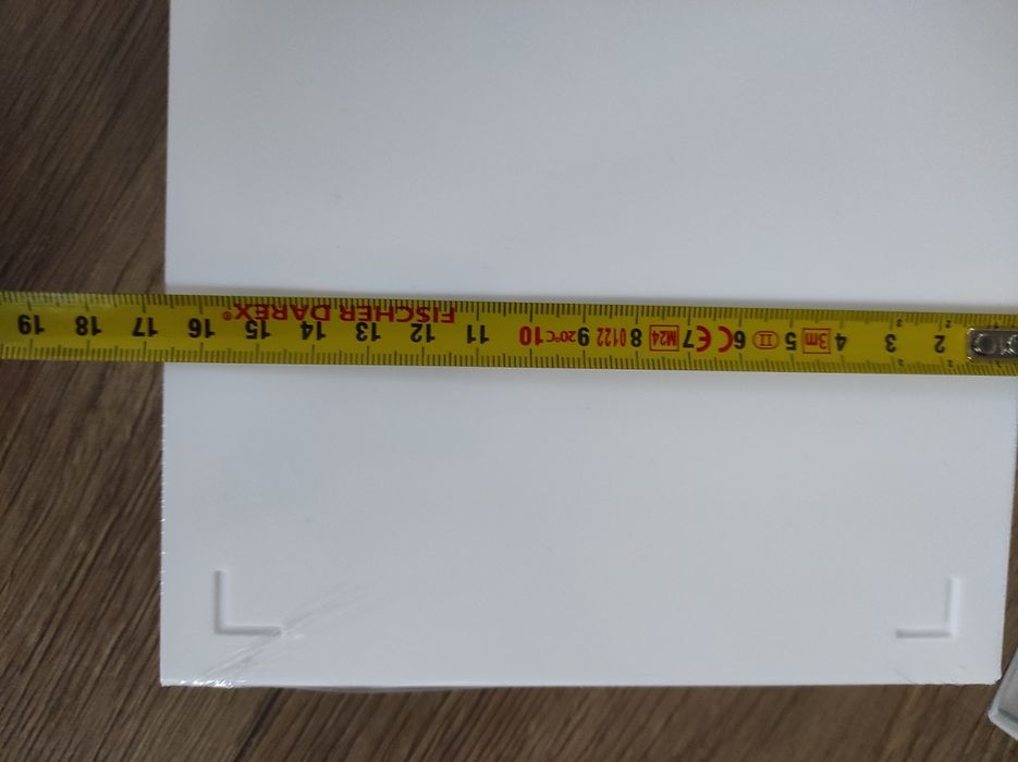 3 organizery białe plastikowe komplet