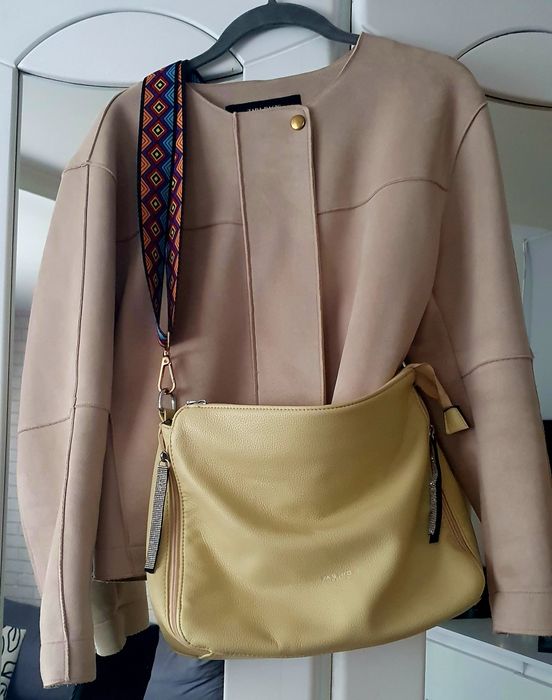 Torebka damska żółta