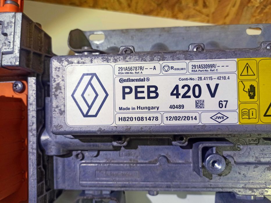 PEB (ПЕБ, інвертори) на Renault Kangoo Z.E