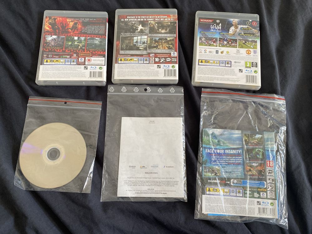 Zestaw call of duty farcry brothers arms tom clancy ps3
