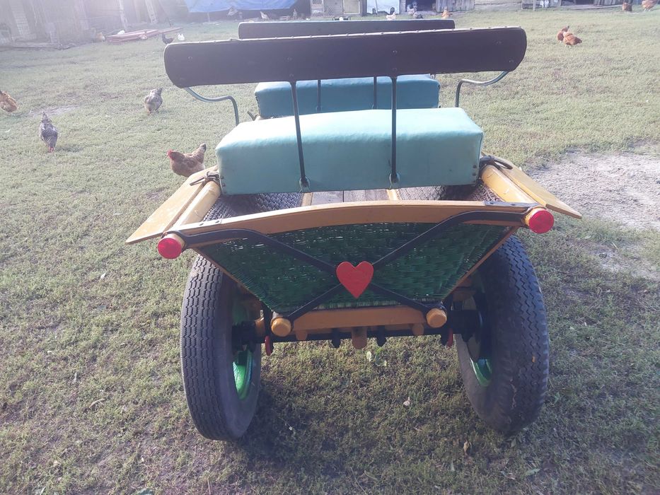 Sprzedam wóz  konny wasong wiklinowy.