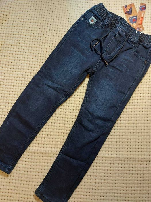 Джинси для хлопчиків на флісі taurus 128 140 146 152 158 прямі