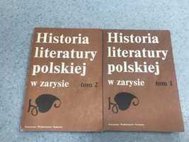 Historia literatury polskiej w zarysie tom 1 i 2