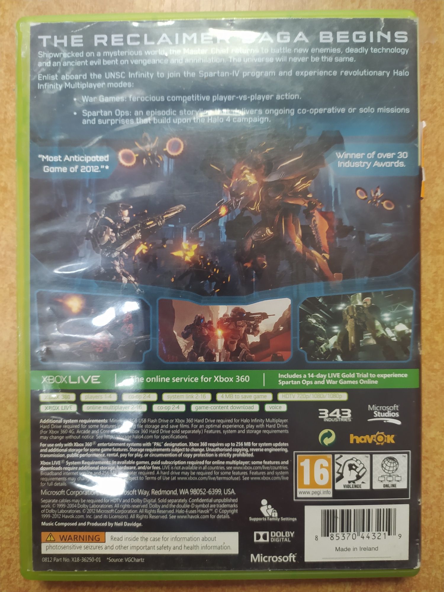 gra HALO 4 XBOX 360  Lombard Krosno