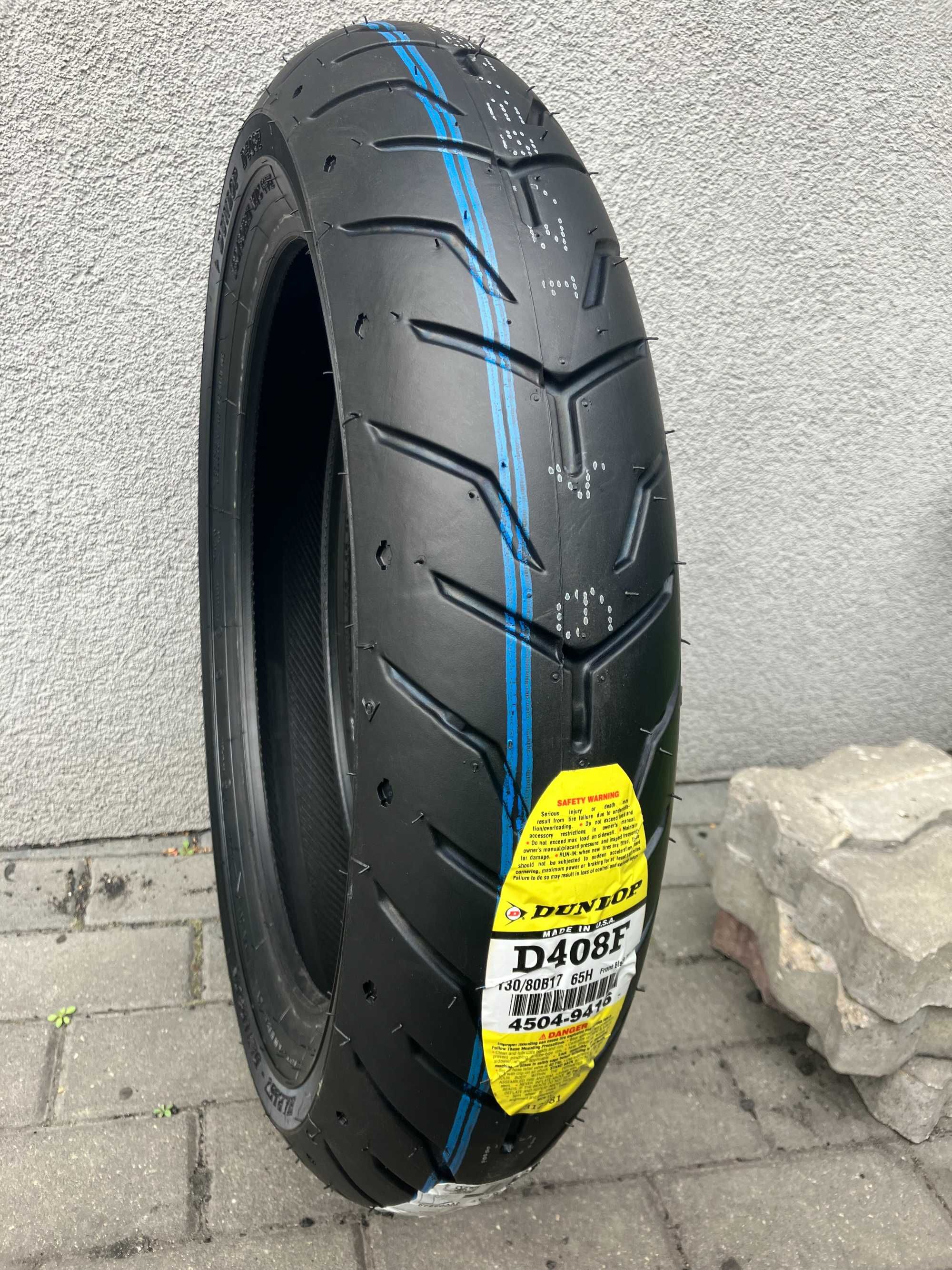 130/80B17 Dunlop D408F H-D Road King Electra Glide CVO Screaming Eagle
