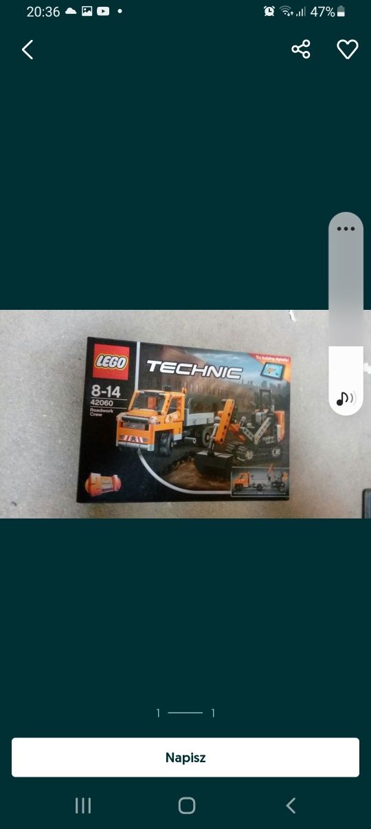 Lego 42060 ekipa do prac drogowych