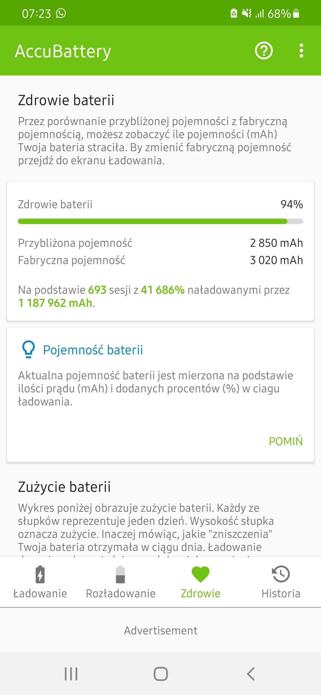 Samsung Galaxy A40 5FN/DS 64GB pamięci, 4GB RAM