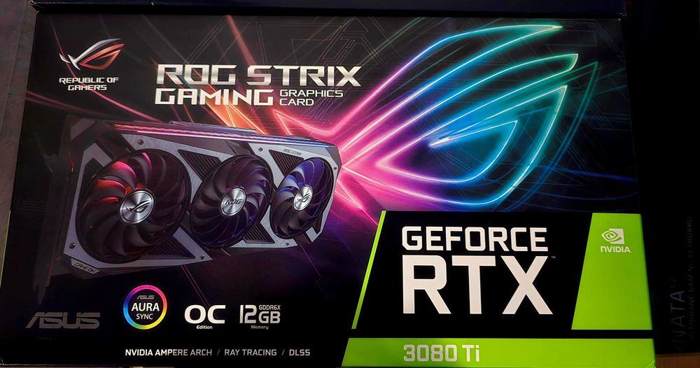 Karta Graficzna ROG STRIX RTX3080TI O12G GAMING Super Stan!