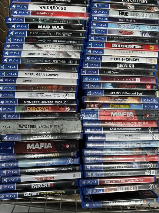 Gry Ps4 slim Pro Ps5 Playstation Wyprzedaż kolekcji