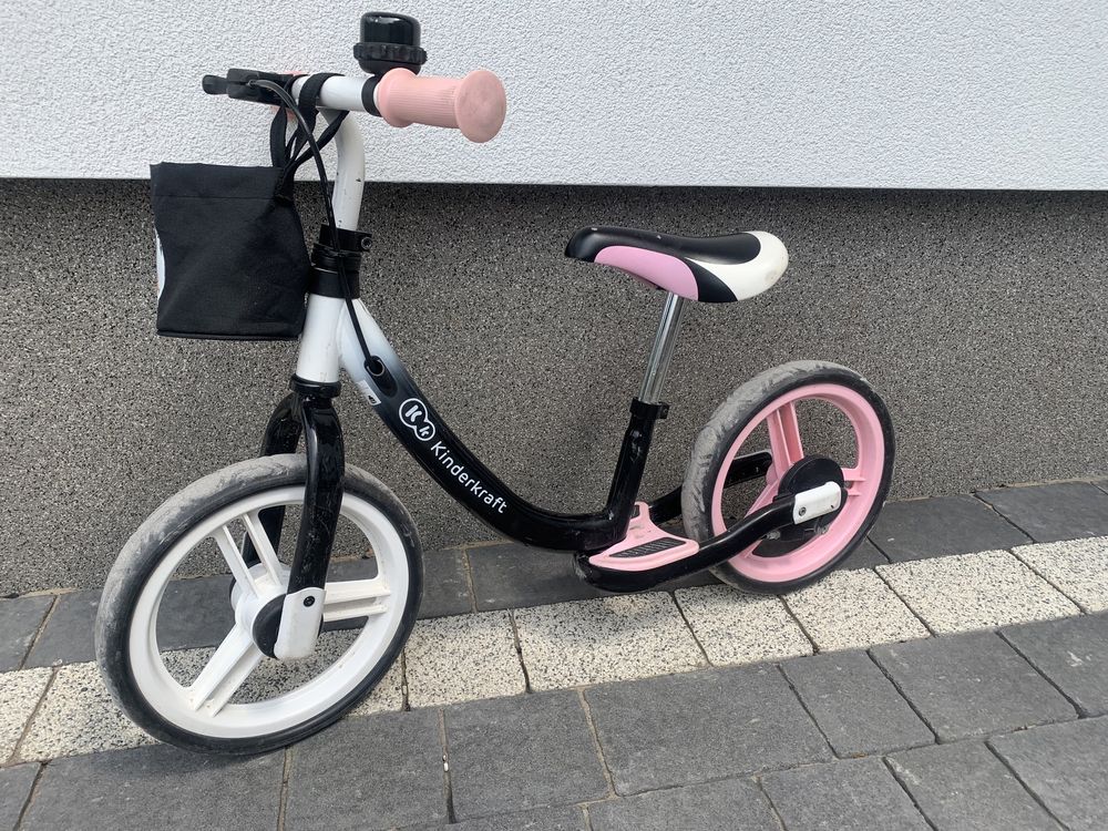 KinderKraft rowerek biegowy Space, różowy