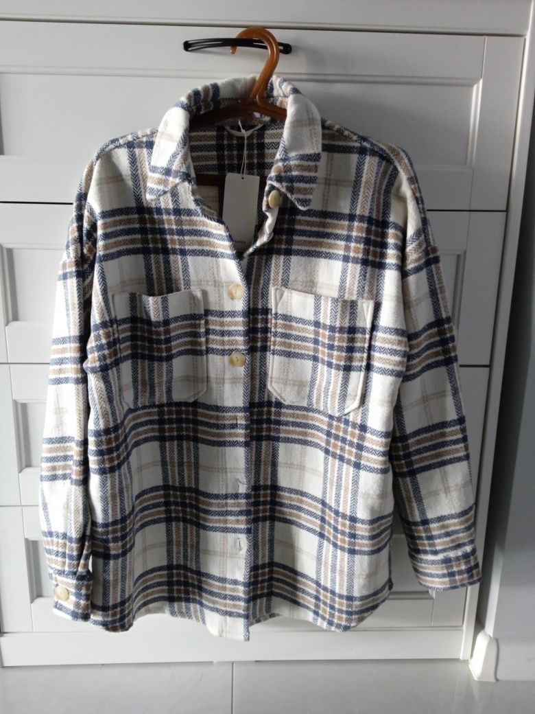 Nowa z metką koszula kurtka narzutka w kratę 36 S kratkę Reserved