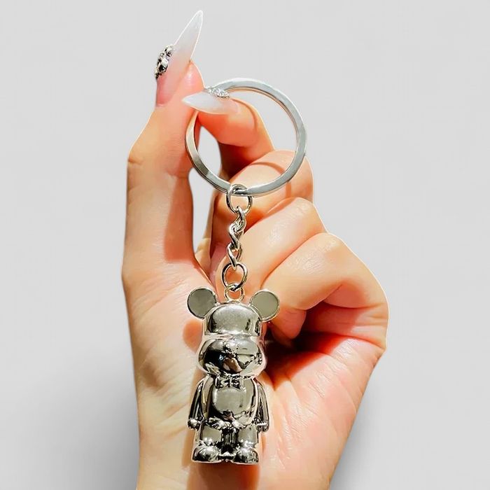 Стильний Брелок підвіска bearbrick для ключів брелок metal bear