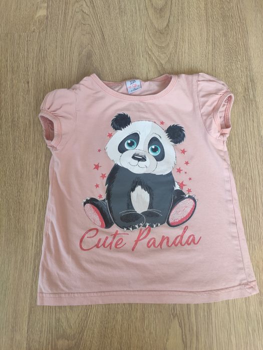 T-shirt dziewczynka Kiki&Koko panda 110