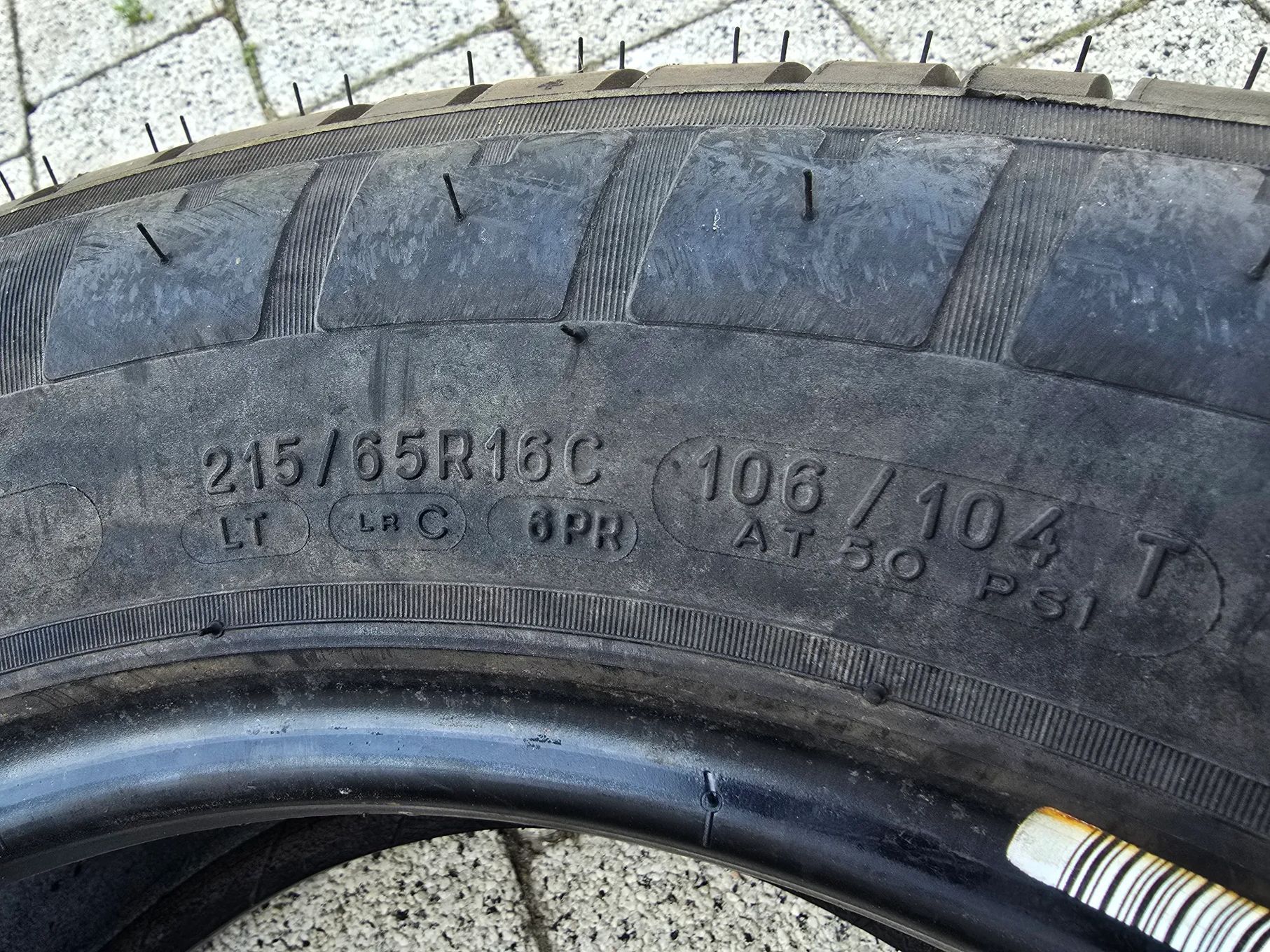Opona LATO 215/65R16C Michelin Agilis 51 proace espert jumpy scudo zapasowe