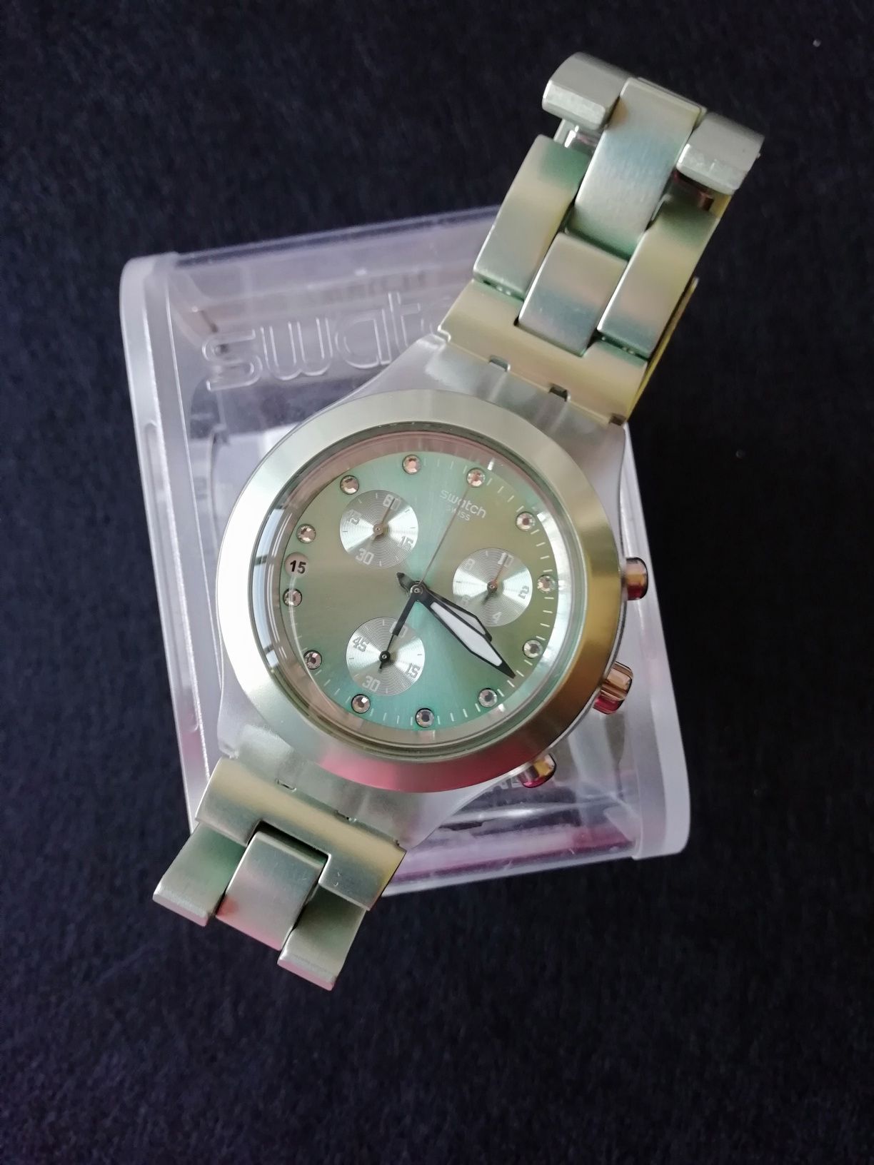 Relógio Swatch, Full Blooded Mint