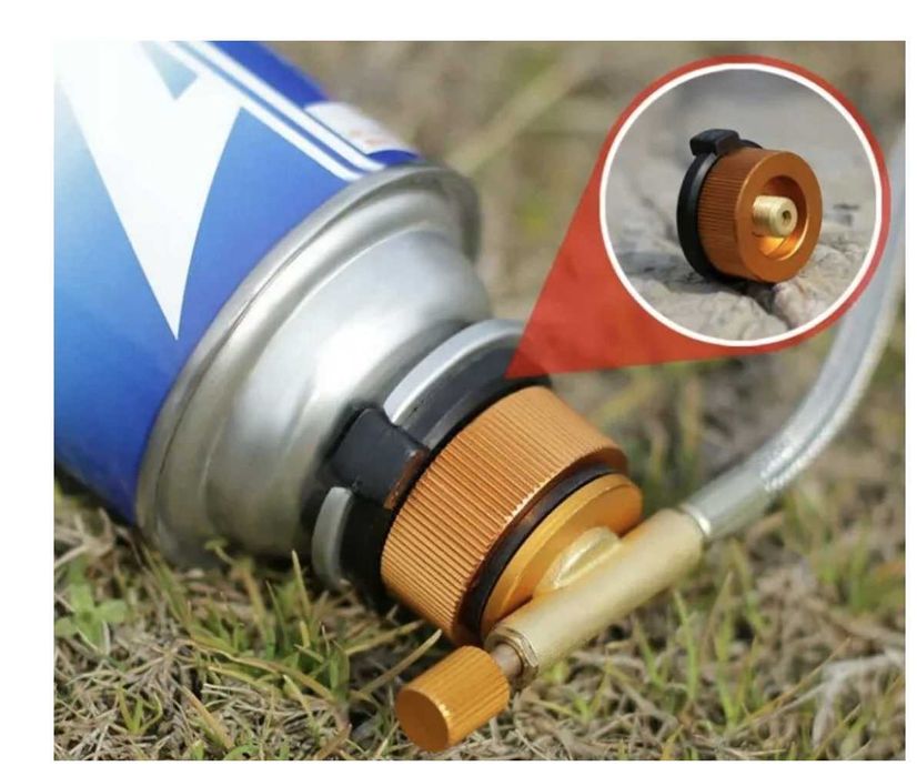 Adapter do kartuszy gazowych 7/16 przejściówka do butli i nabojów gazu